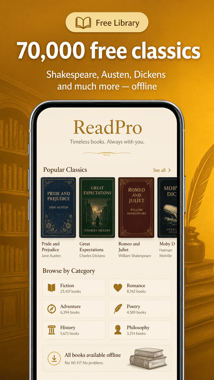 70,000 free classics — ReadPro EN